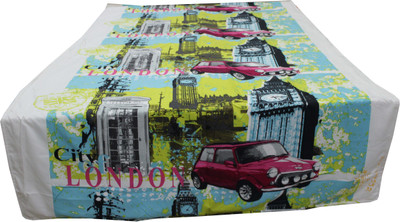 

Adishma Printed Single Dohar(Microfiber, Green)