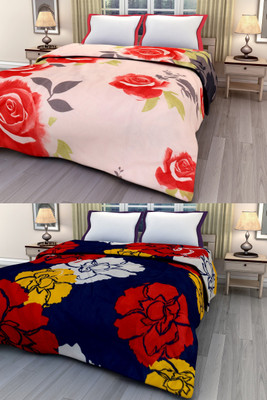 

eCraftIndia Floral  Dohar(Poly Cotton, Multicolor