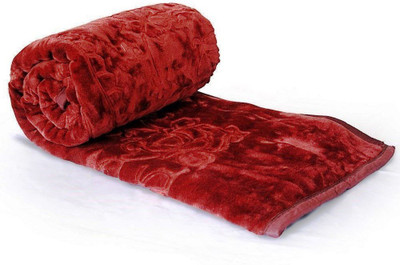 

Super India Abstract  Mink Blanket(Polyester, Maroon