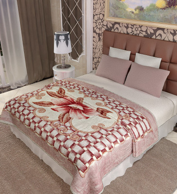 

Home Candy Floral  Mink Blanket(Polyester, Multicolor