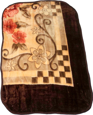 

Amita Home Furnishing Floral  Blanket(Microfiber, Multicolor