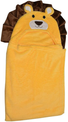 

Baby Bucket Animal  Blanket(Microfiber, Yellow