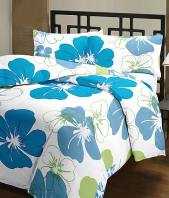 47% OFF on Razaiwala Floral Single Dohar(Blue)