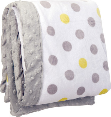 

MeeMee Printed  Blanket(Microfiber, Grey