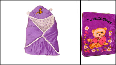 

The Chaddar Cartoon  Baby Sleep Sack(Microfiber, Multicolor