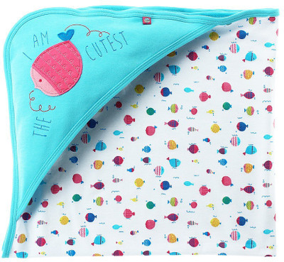 

FS MINI KLUB Cartoon  Blanket(Cotton, AQUA