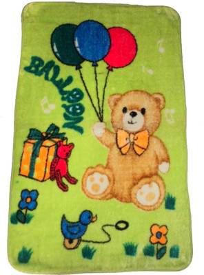 

Amita Home Furnishing Cartoon  Blanket(Microfiber, Green