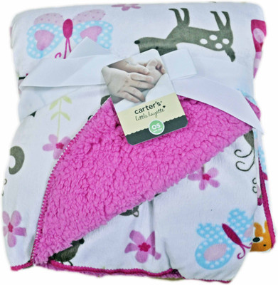 

Babysid Collections Self Design  Hooded Baby Blanket(Microfiber, Multicolor
