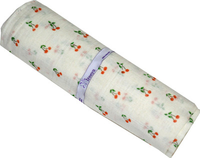 

Ireeya Floral  Top Sheet(Cotton, White