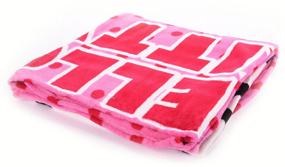 

Baby Bucket Cartoon  Coral Blanket(Polyester, Pink