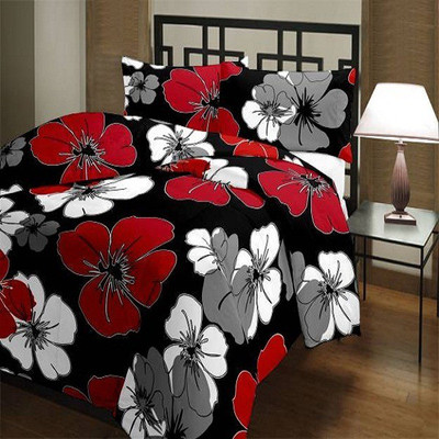 

Saletex Floral  Dohar(Microfiber, Red