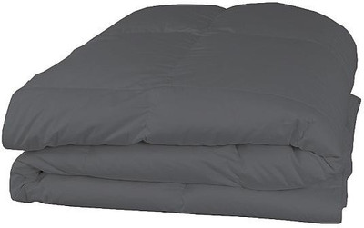 9% OFF on LNT Plain Single Quilt(Microfiber, Grey) 9% OFF on LNT Plain Single Quilt(Microfiber, Grey)