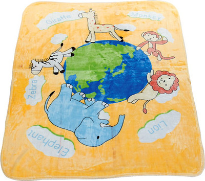 

MeeMee Animal  Blanket(Microfiber, Yellow