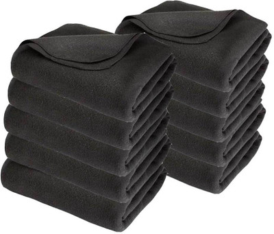 

Aazos Plain  Blanket(Microfiber, Grey