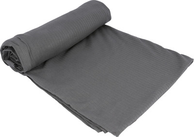 20% OFF on Mosquito Checkered Single Blanket(Cotton, Grey)