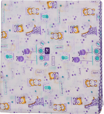 

Ole Baby Printed  Swadding Baby Blanket(Cotton, Purple