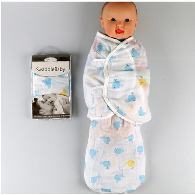 

Baby Grow Printed  Swadding Baby Blanket(Microfiber, White