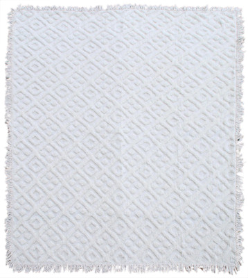 

Saral Home Geometric  Coral Blanket(Cotton, Ivory