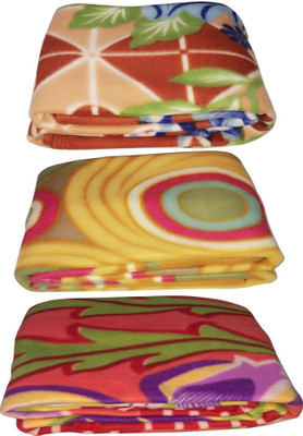 

Galaxy Floral Single Coral Blanket(Microfiber, Multicolor)