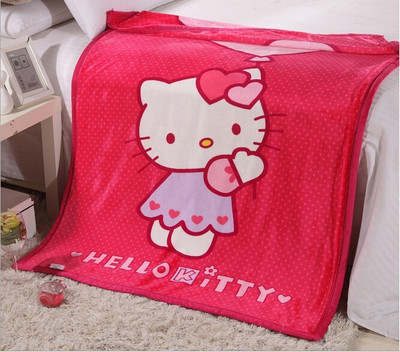 

Baby Grow Printed  Crib Baby Blanket(Microfiber, Pink