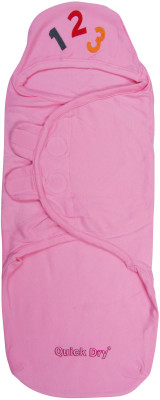 

Quick Dry Plain Single Baby Sleep Sack(Pink)