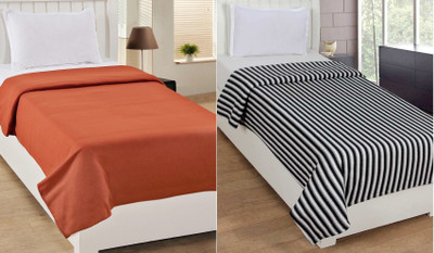 

Zesture Abstract Single Coral Blanket(Polyester, Multicolor)