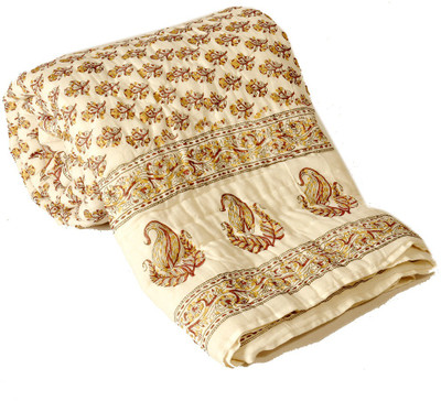 19% OFF on Little India Floral Double Comforter(Cotton, White) 19% OFF on Little India Floral Double Comforter(Cotton, White)