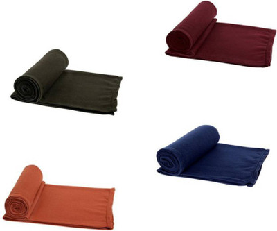 

Divine Plain  Coral Blanket(Microfiber, Maroon