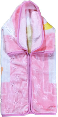 

Babysid Collections Animal  Swadding Baby Blanket(Cotton, Pink