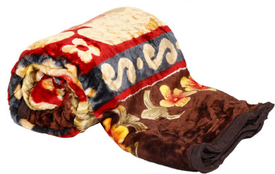 

IndiWeaves Floral  Quilt(Polyester, Brown, Multicolor
