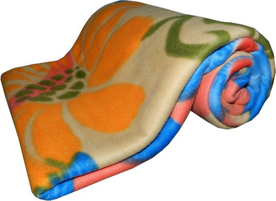 

Expressions Floral  Coral Blanket(Polyester, Multicolor