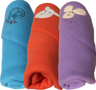 

My NewBorn Cartoon  Blanket(Polyester, Light Blue, Red, Purple, Light blue;purple;red