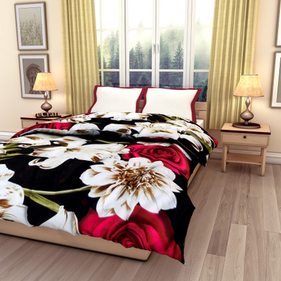 

eCraftIndia Floral  Comforter(Poly Cotton, Multicolor