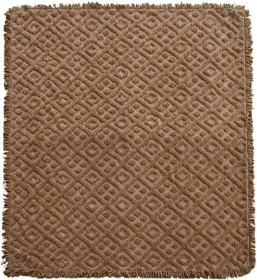 

Saral Home Geometric  Coral Blanket(Cotton, Dark Beige