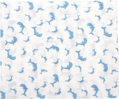 

Brother Baby Printed  Swadding Baby Blanket(Microfiber, Blue