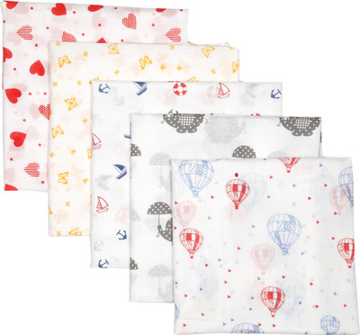

Brother Baby Motifs, Animal  Swadding Baby Blanket(Microfiber, Multicolor