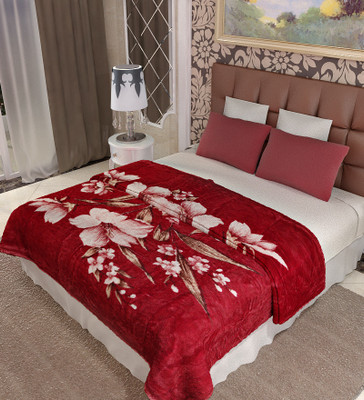 

Home Candy Floral  Mink Blanket(Polyester, Multicolor