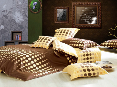 6% OFF on Zyne Polka Single Comforter(Cotton, Multicolor)