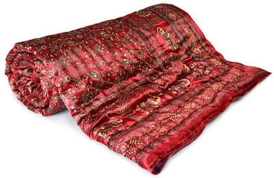 

Shopping Store Floral Double Blanket(Microfiber, mulitecolor)