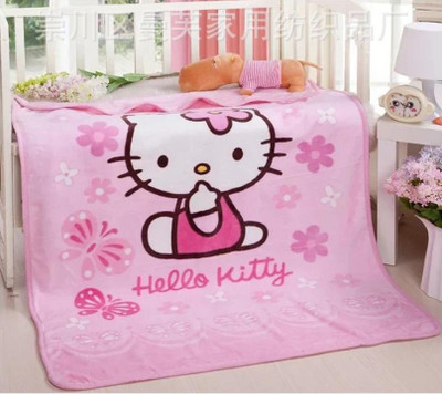 

Baby Grow Printed  Throw(Microfiber, Pink