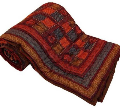 

ezra Floral  Comforter(Microfiber, Multicolor