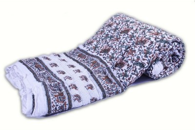 SVT Floral Double Quilt for  Mild Winter(Cotton, Multicolor)