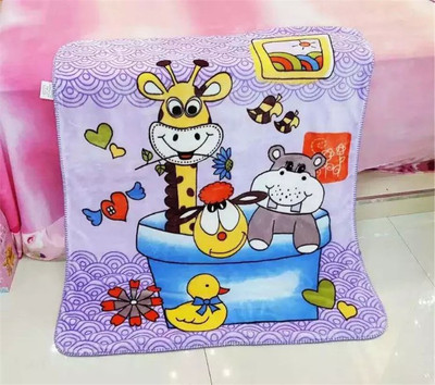 

Baby Grow Cartoon  Throw(Polyester, Lavender