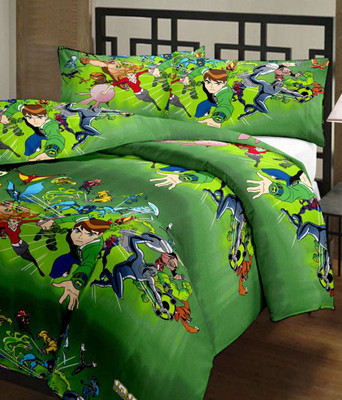 

Ksitara Cartoon Single Dohar(Green)
