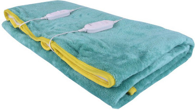 

Super India Plain  Electric Blanket(Polyester, Green