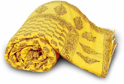 

Sellstra Floral  Comforter(Microfiber, Yellow