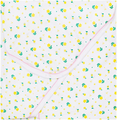 

MyKid Floral  Blanket(Cotton, White