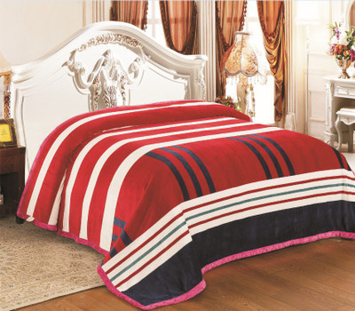 

Signature Striped  Duvet(Cotton, Red