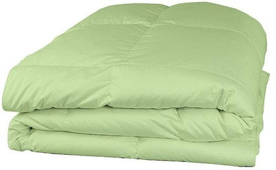 22% OFF on LNT Plain Single Comforter(Microfiber, Green)