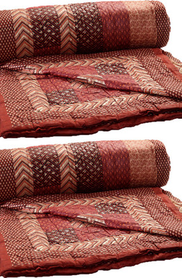 GRJ India Abstract Single Comforter(Microfiber, Multicolor)